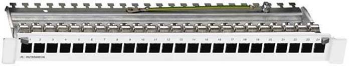 Rutenbeck PP-UMCat6Aiso24/24/1 24 Port Netzwerk-Patchpanel 483mm (19") CAT 6 1 HE