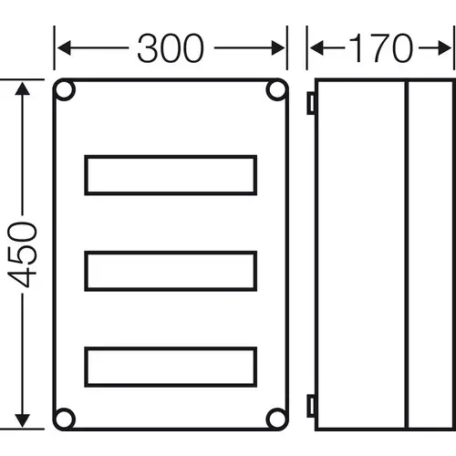 Hensel 2000613 Mi 1335 Kleinverteiler Aufputz Anzahl Teilungen = 36 Anzahl Reihen = 3 Inhalt 1St. Hensel 2000613 Mi 1335 Kleinverteiler Aufputz Anzahl Teilungen = 36 Anzahl Reihen = 3 Inhalt 1St.