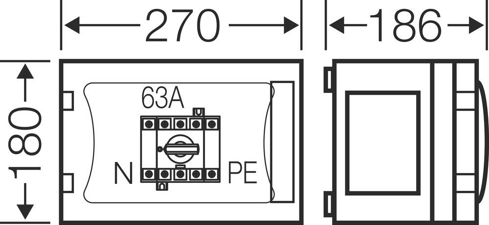 Hensel 68000029 Sicherungshalter 63A