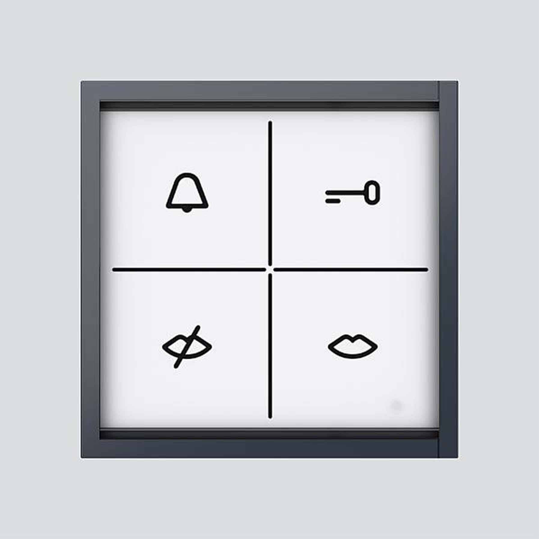 Siedle 210005002-00 Türsprechanlagen-Zubehör Funktionsmodul Anthrazit