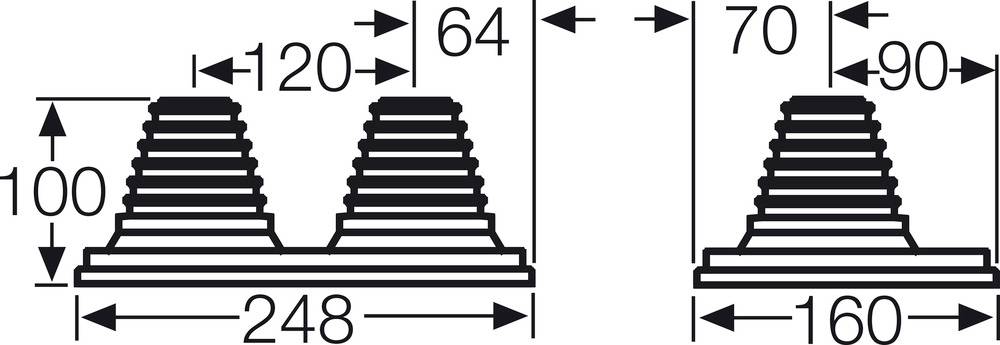Hensel 6600249 Flansch Kunststoff 1St.