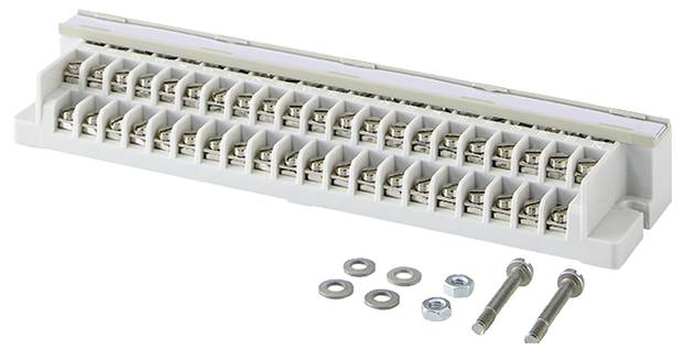 Hensel 26001230 Fernmelde-Anschlussleiste 20DA Schraubanschl. FK 5220 Grau Inhalt: 1St.