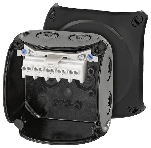 Hensel 62000044 Abzweigdose halogenfrei, plombierbar, witterungsbeständig (L x B) 93mm x 93mm 1St.