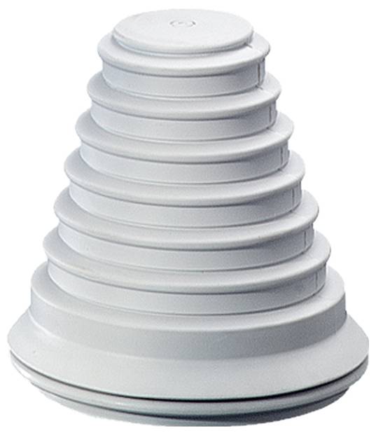 Hensel KST 70 Stufenstutzen Plattenstärke (max.) 3mm Lichtgrau 1St.