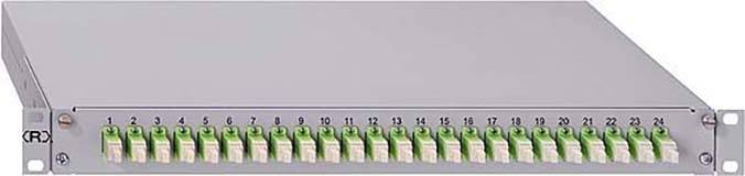 Rutenbeck 12xSC-D OS2 APC grün LWL-Spleißbox SC 1 HE