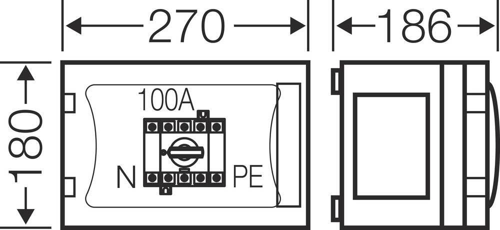 Hensel 68000030 Sicherungshalter 100A