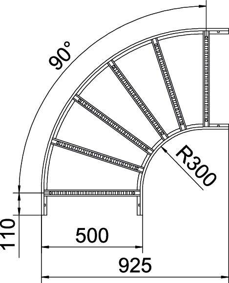 OBO Bettermann 6225108 Bogen 1St.