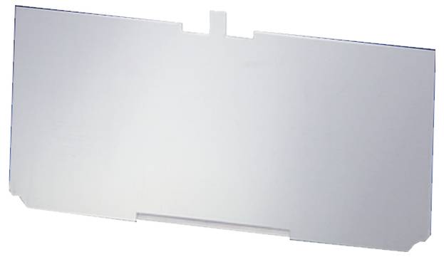 Weißes Rechteck, das als Lichtdiffusor verwendet wird.