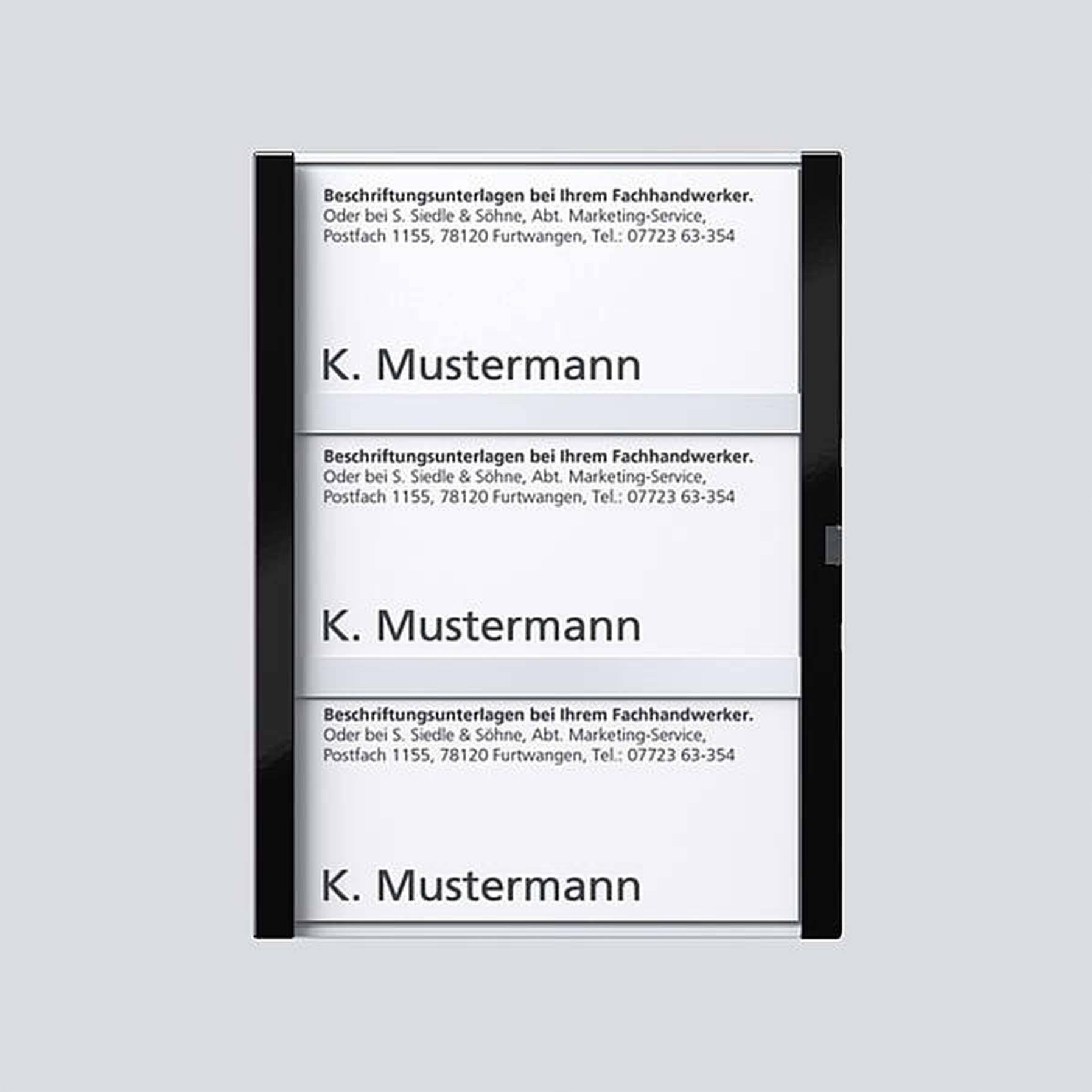 Siedle 200029957-00 Türsprechanlagen-Zubehör Montagezubehör Schwarz