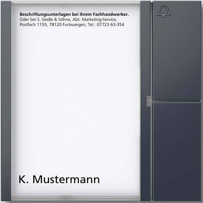 Siedle 210004907-00 Türsprechanlagen-Zubehör Funktionsmodul Anthrazit