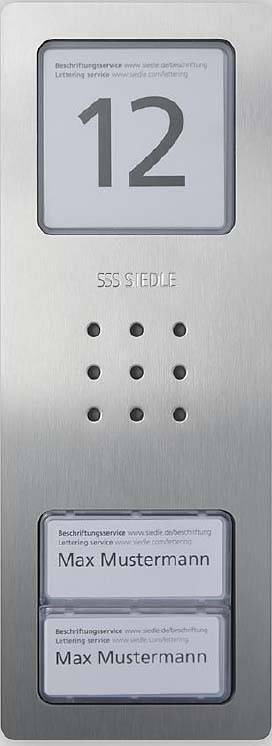 Siedle 210008752-00 Türsprechanlagen-Zubehör Montagezubehör Silber