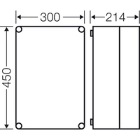Hensel Mi 0310 2000004 Gehäuse 300 x 450 x 214 Kunststoff 1St. Hensel Mi 0310 2000004 Gehäuse 300 x 450 x 214 Kunststoff 1St.