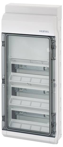 Hensel 6100434 KV 9440 Kleinverteiler Aufputz Anzahl Teilungen = 36 Anzahl Reihen = 3 Inhalt 1St.