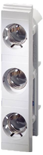 Hensel 2000682 Sicherungshalter Sicherungsgröße = DII 3polig 25A 500V