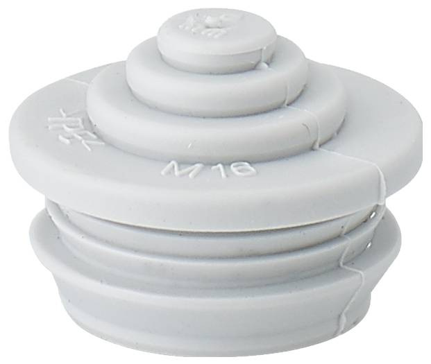 Hensel STM 16 Steckstutzen Plattenstärke (max.) 4mm Lichtgrau