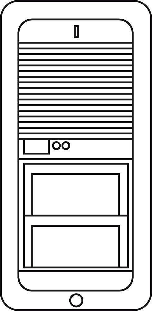 Siedle 200007038-00 Türsprechanlagen-Zubehör Montagezubehör Braun
