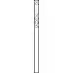 Siedle KSF 616-1/3W Kommunikations-Stele Siedle KSF 616-1/3W Kommunikations-Stele