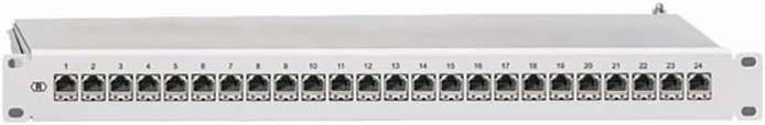 Rutenbeck PP-ClassEA iso-24/1 24 Port Netzwerk-Patchpanel 483mm (19") CAT 6 1 HE