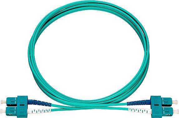 Rutenbeck 228050202 Glasfaser LWL Anschlusskabel [1x LC-D Stecker - 1x LC-D Stecker] Multimode OM5 2.00 m