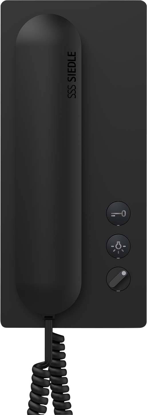 Siedle HTA 811-0 S Türsprechanlage Kabelgebunden Schwarz