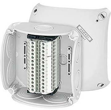 Hensel RK 0614 T Installationsverteiler 130 x 130 x 77 Grau 1 St.