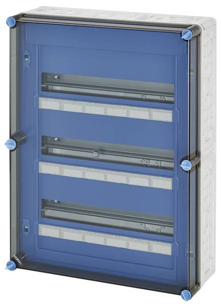 Hensel 20001416 Mi 1653 Kleinverteiler Aufputz Anzahl Teilungen = 54 Anzahl Reihen = 3 Inhalt 1St.