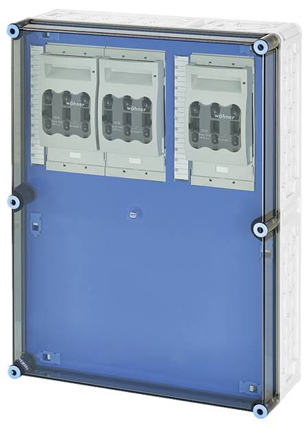 Hensel 20001428 NH-Sicherungshalter Sicherungsgröße = 0 3polig 125A 800V