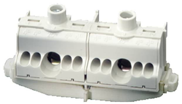 Hensel 26001203 Klemme Schrauben, Steckanschluss Grau 1St.