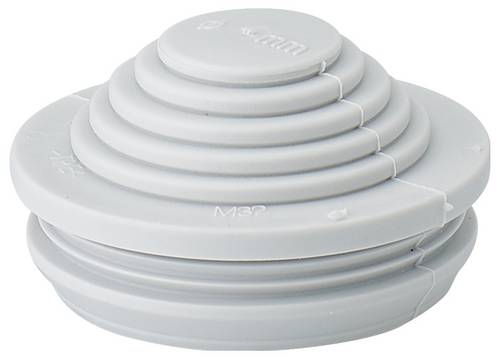 Hensel STM 32 Stufenstutzen Plattenstärke (max.) 4 mm Lichtgrau