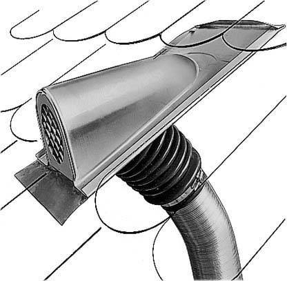 Schwarz-weiß Zeichnung eines Staubsaugeraufsatzes mit Haarbürste, gekrümmtem Rohr und Luftgitter, montiert auf einer Linie.