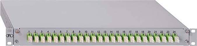 Rutenbeck 6xSC-D OS2 APC grün LWL-Spleißbox SC 1 HE