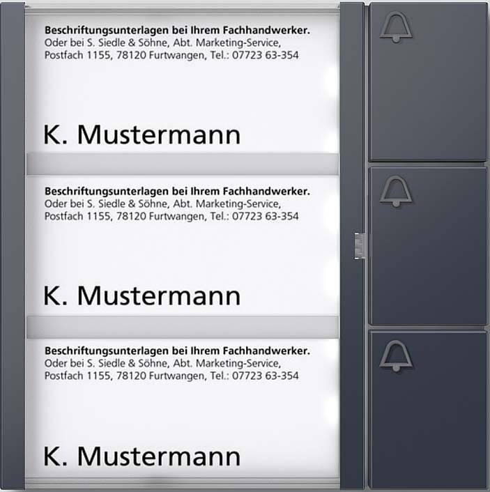 Siedle 210004909-00 Türsprechanlagen-Zubehör Funktionsmodul Anthrazit