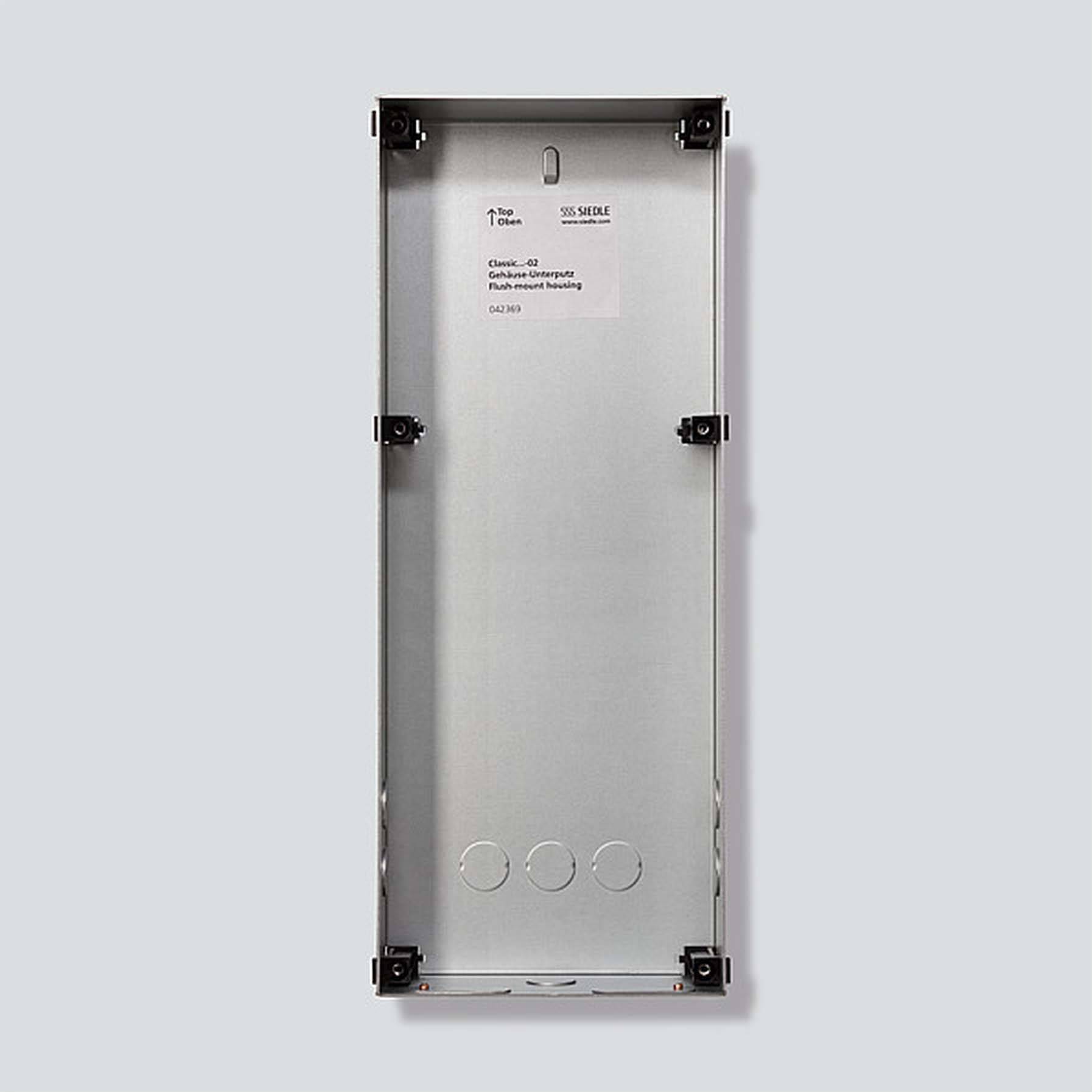 Siedle 210007737-00 Türsprechanlagen-Zubehör Montagezubehör Silber