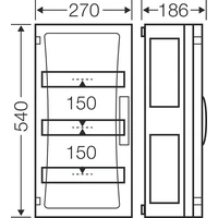 Hensel 68000182 FP 1349 Kleinverteiler Aufputz Anzahl Teilungen = 36 Anzahl Reihen = 3 Inhalt 1St. Hensel 68000182 FP 1349 Kleinverteiler Aufputz Anzahl Teilungen = 36 Anzahl Reihen = 3 Inhalt 1St.