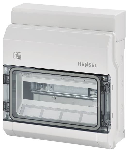 Hensel 61001104 KV PC 9112 Kleinverteiler Aufputz Anzahl Teilungen = 12 Anzahl Reihen = 1 Inhalt 1St.