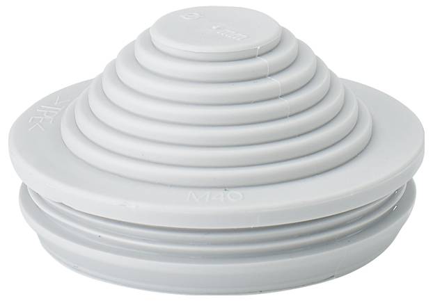 Hensel STM 40 Stufenstutzen Plattenstärke (max.) 4mm Lichtgrau