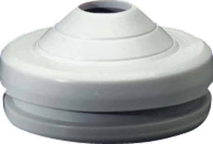 Hensel Ste 21 Steckstutzen Plattenstärke (max.) 4 mm Lichtgrau 1 St.