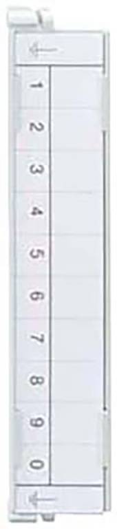 Ein weißer Nummernschalter mit den Ziffern 0 bis 9 bildet das Hauptmotiv.