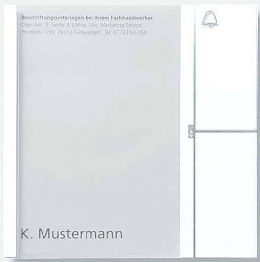 Siedle 200035516-00 Türsprechanlagen-Zubehör Funktionsmodul Silber