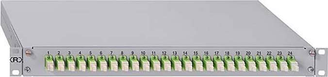 Rutenbeck 12xLC-D OM3 aqua LWL-Spleißbox LC 1 HE