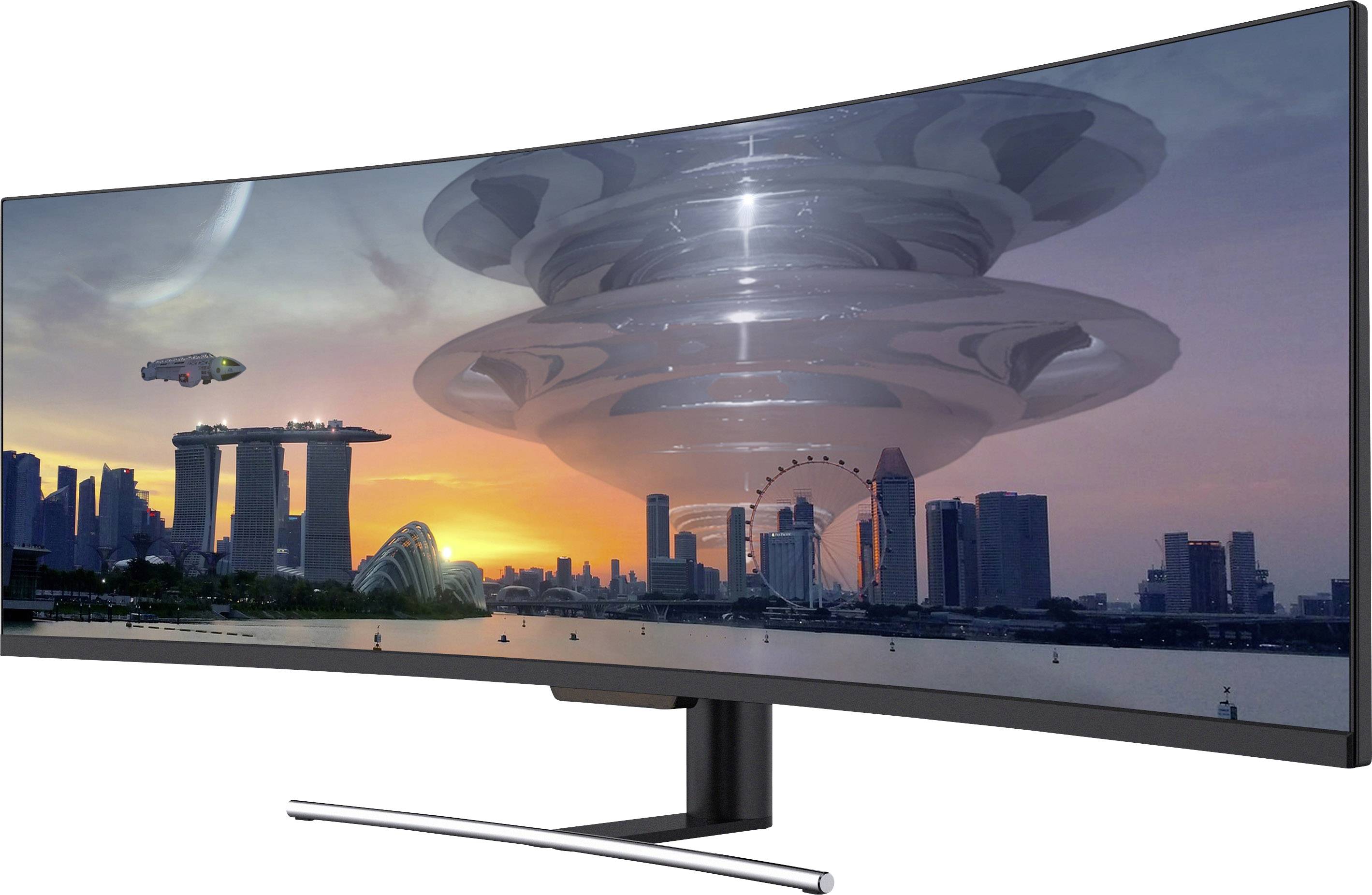 LC Power LC-M49-DFHD-144-C Gaming Monitor 124.5cm (49 Zoll) EEK G (A - G) 3840 x 1080 Pixel UWFHD 4 ms HDMI®, DisplayPort