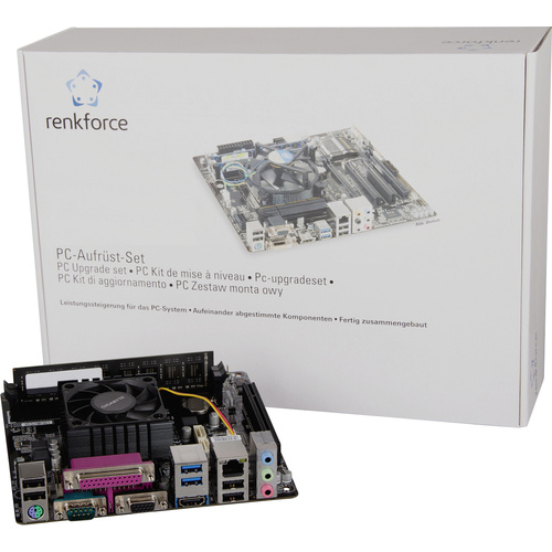Renkforce PC Tuning-Kit AMD E1 AMD E1-6010 APU (2 x 1.4 GHz) 8 GB AMD Radeon R2 Mini-ITX