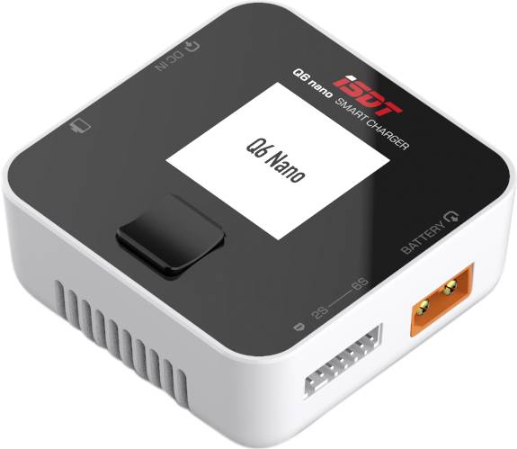 ISDT Q6 Nano Modellbau-Ladegerät 8.0A LiFePO, LiIon, LiPo, LiHV, NiMH, Blei USB-Ladeausgang, Akkuerkennung