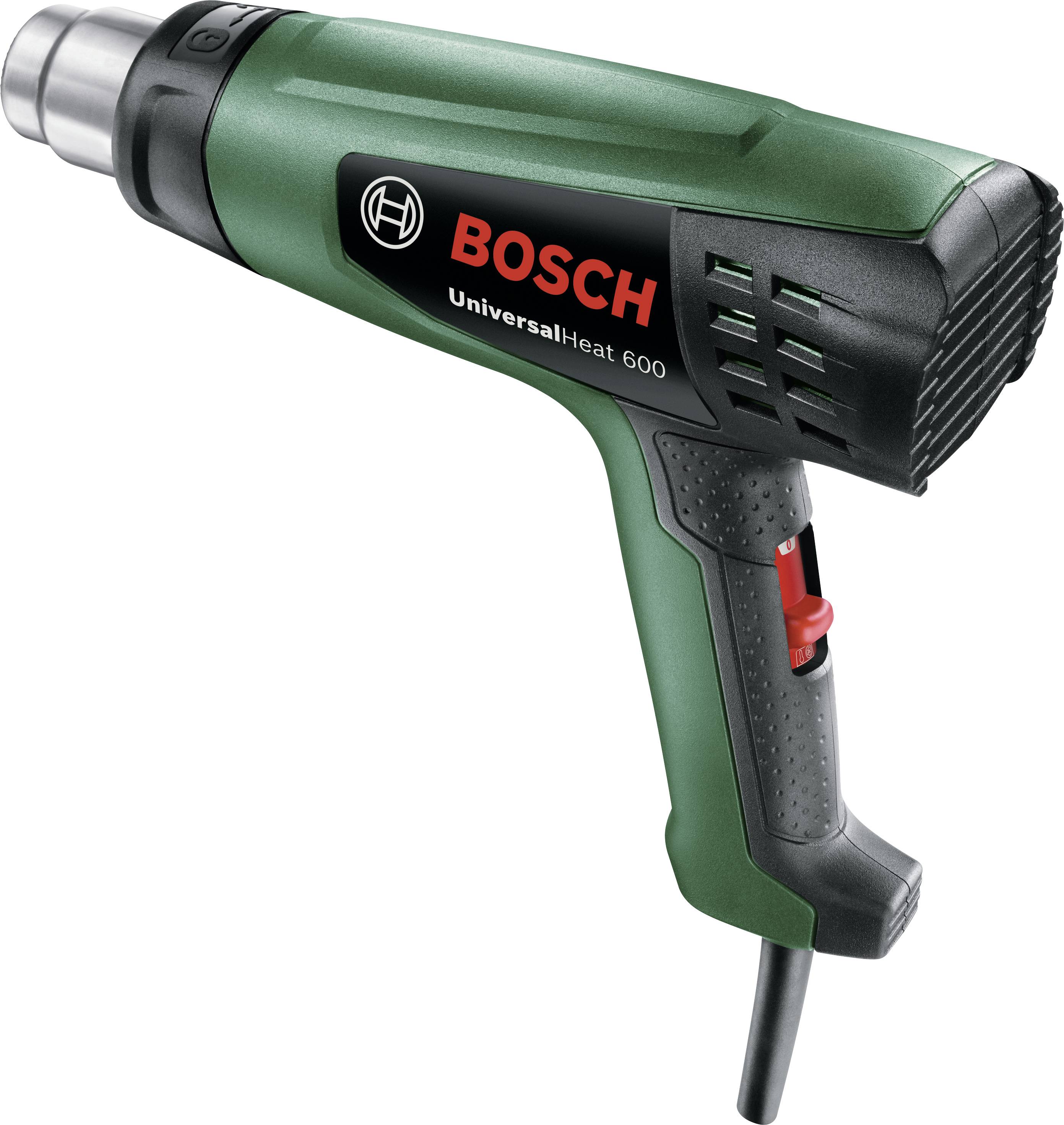 Bosch Home and Garden 06032A6102 UniversalHeat 600 Heißluftgebläse mit Zubehör 1.800W