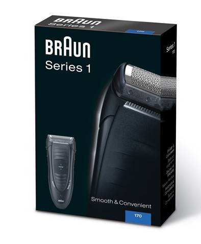 Braun 1-170s-1 037415 Folienrasierer Schwarz