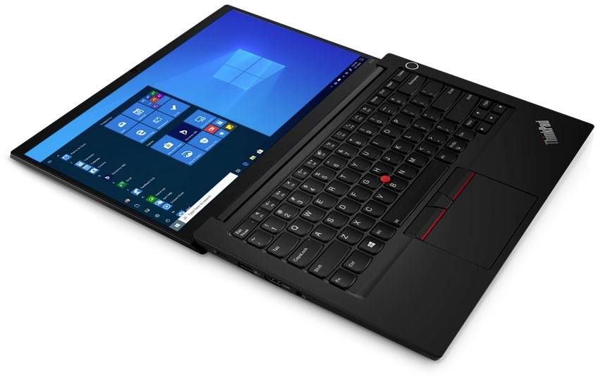 Lenovo Notebook ThinkPad E14 G2 35.6 cm (14 Zoll) Full-HD+ AMD Ryzen 5 4500U 16 GB RAM 512 GB SSD Deutsch, QWERTZ Schwarz 20T6000RGE