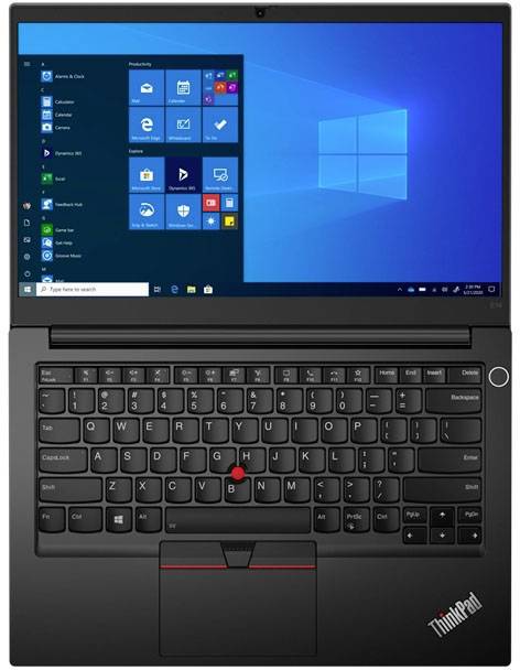 Lenovo Notebook ThinkPad E14 G2 35.6 cm (14 Zoll) Full-HD+ AMD Ryzen 5 4500U 16 GB RAM 512 GB SSD Deutsch, QWERTZ Schwarz 20T6000RGE