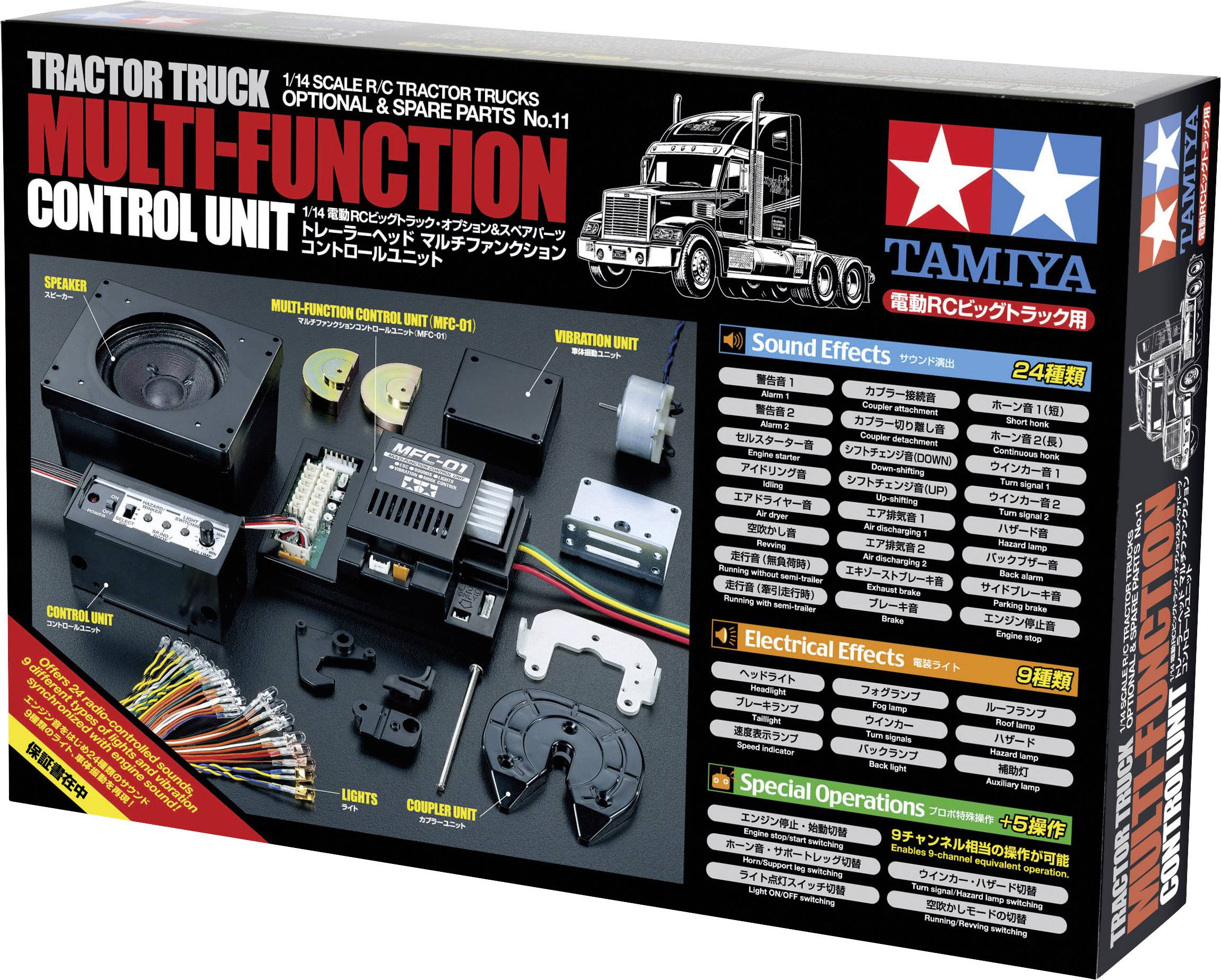 Tamiya 331056356 US Grand Hauler Matte Black Edition 1:14 RC Modell-LKW Bausatz Exklusiv Set