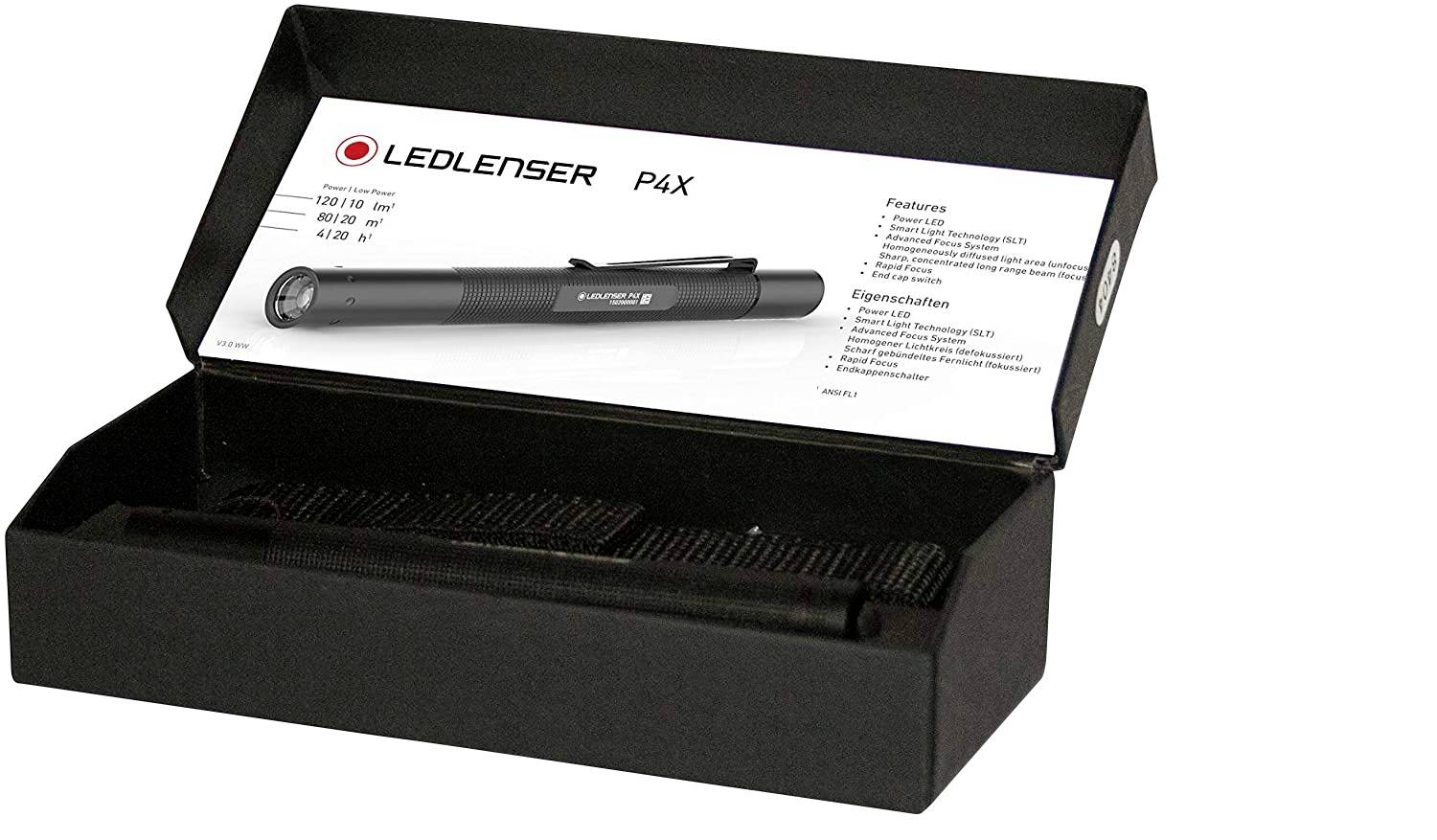 Ledlenser 500748 neu P4X Penlight batteriebetrieben LED 140 mm Schwarz
