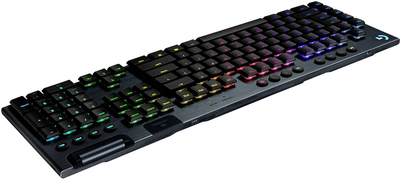 Logitech Gaming G915 Lightspeed TACTILE Kabellos Gaming-Tastatur US-Englisch, QWERTY Schwarz